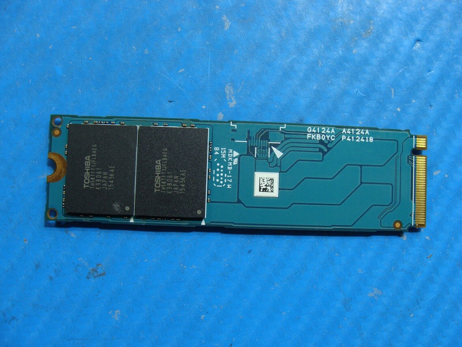 Dell 15 9550 Toshiba 1TB NVMe M.2 SSD Solid State Drive THNSN51T02DU7 RDHKG