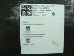 HP Pavilion x360 14m-dh0001dx 14" Genuine Bottom Case Base Cover L52881-001