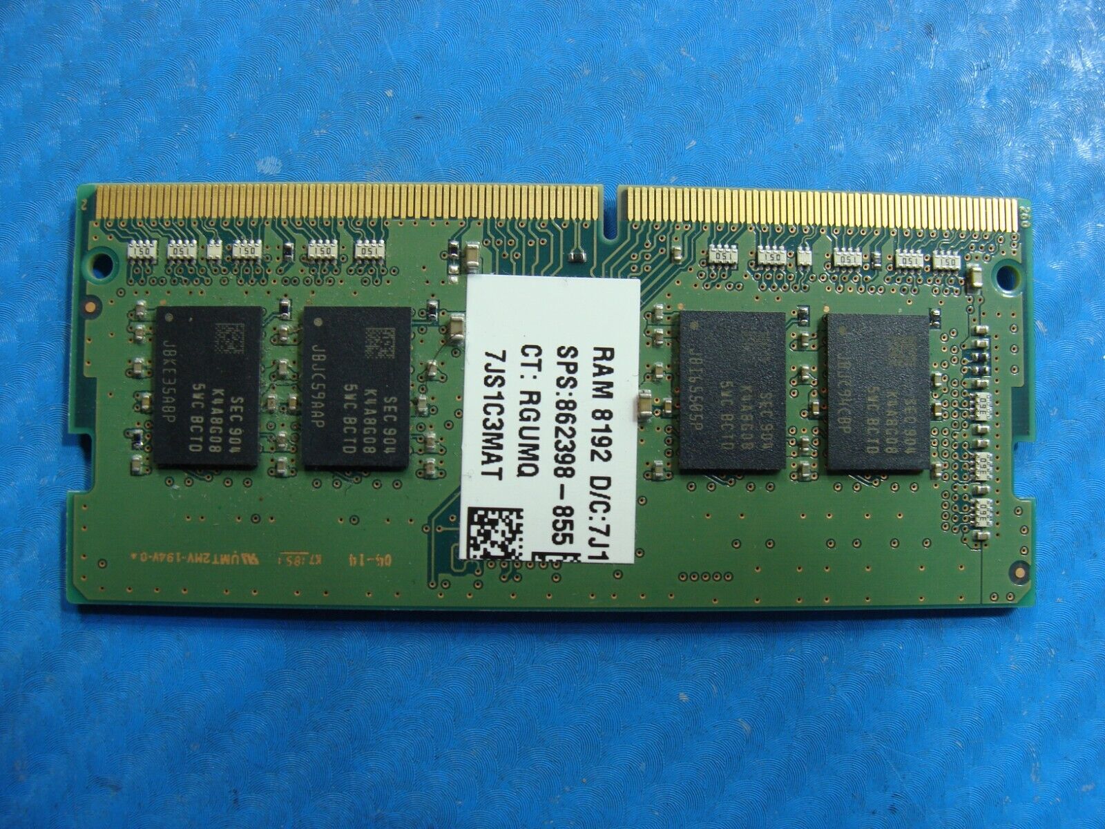 HP 15-dw0077nr Samsung 8GB 1Rx8 PC4-2666V Memory RAM SO-DIMM M471A1K43CB1-CTD