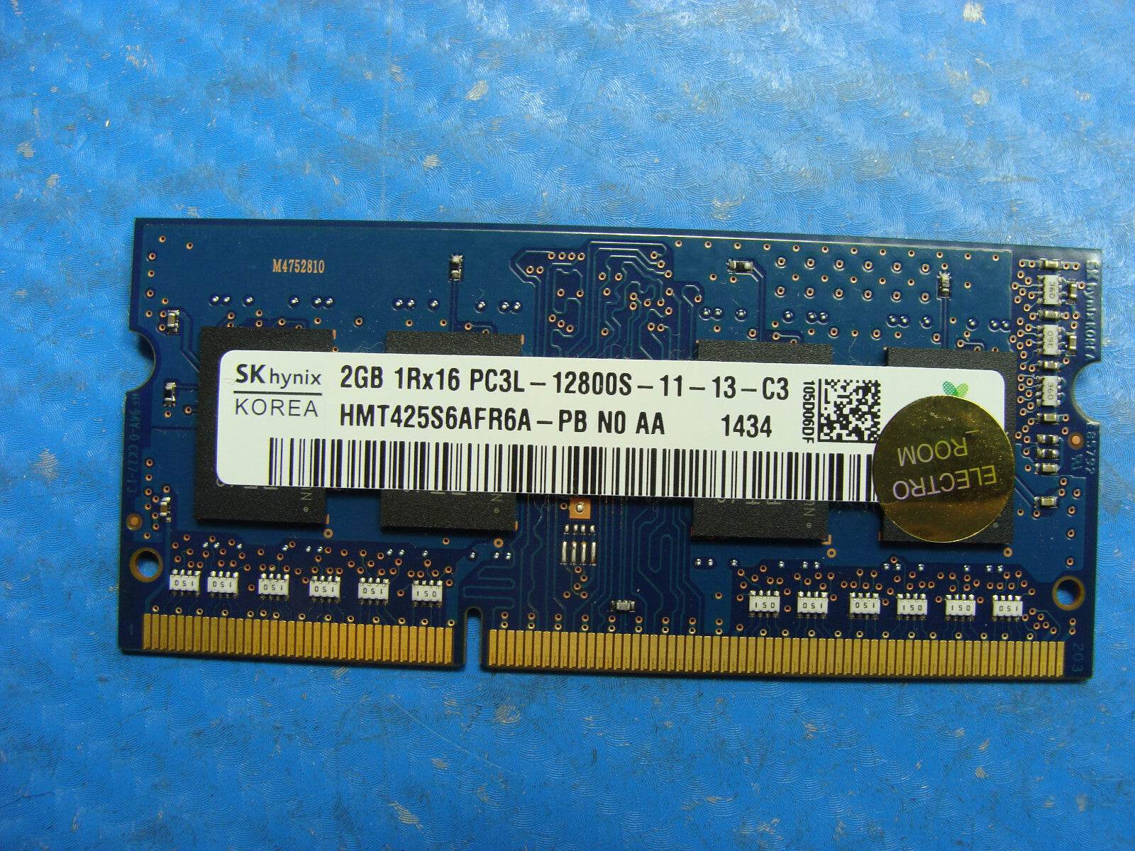 Asus X555LA Laptop SK hynix 2GB Memory PC3L-12800S-11-13-C3 HMT425S6AFR6A-PB - Tested Computer Laptop Parts