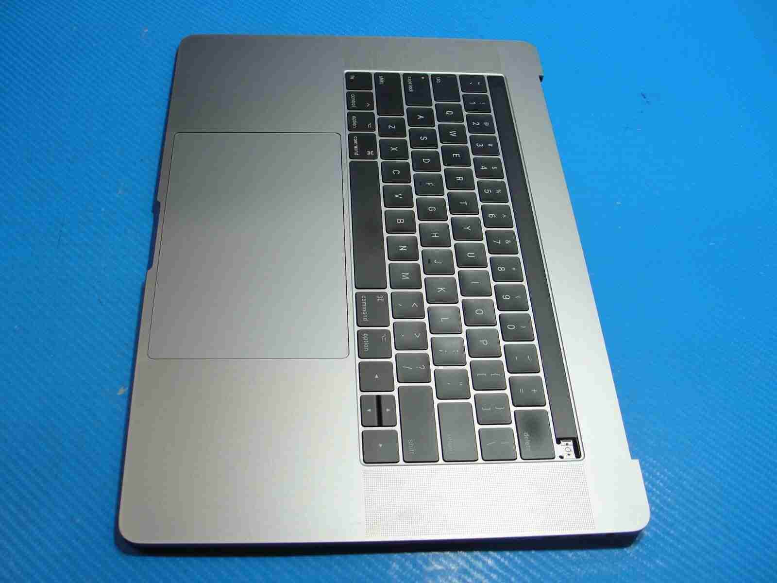 MacBook Pro 15 A1707 Mid 2017 MPTR2LL Top Case Palmrest w/Battery Gray 661-07954 - Tested Computer Laptop Parts