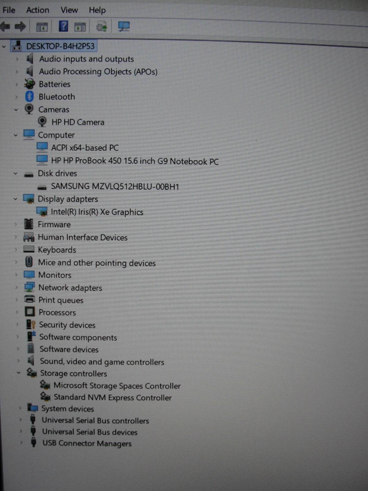 HP ProBook 450 G9 15.6” FHD Intel Core i7-1255U 1.7GHz 16GB 512GB SSD - Tested Computer Laptop Parts