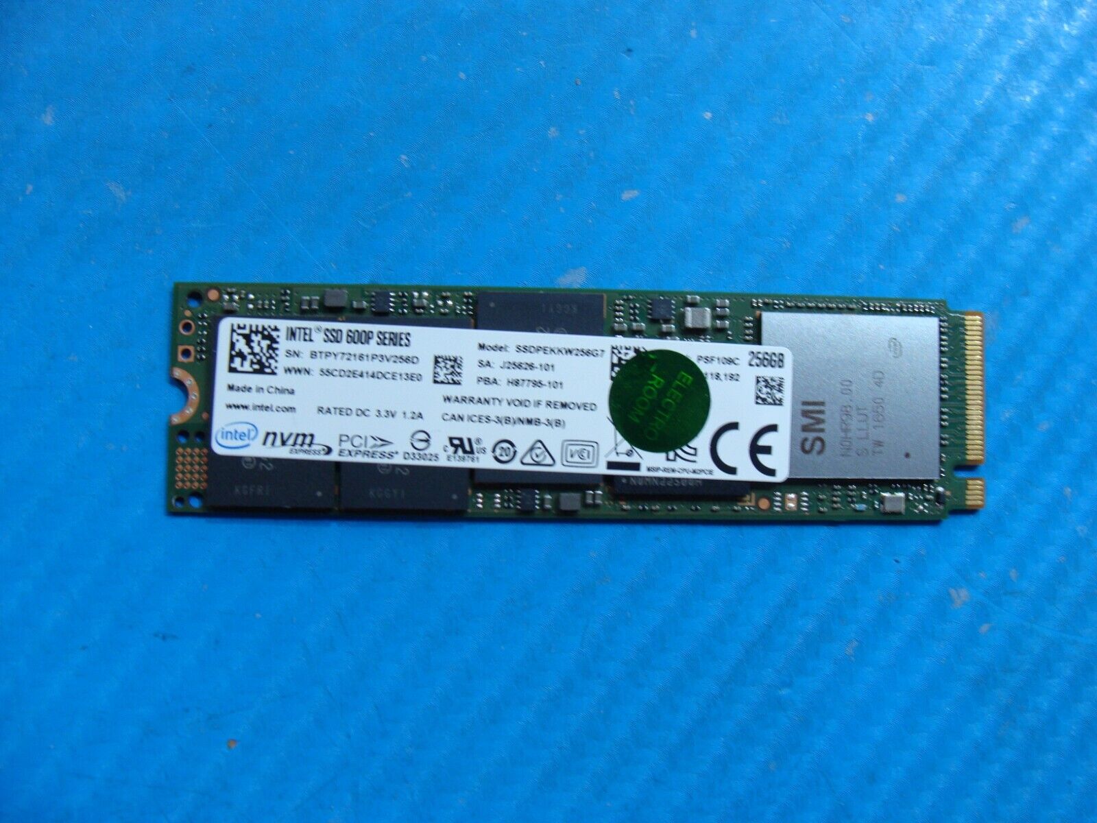 Acer PH315-51-78NP Intel 256GB M.2 NVMe SSD Solid State Drive SSDPEKKW256G7