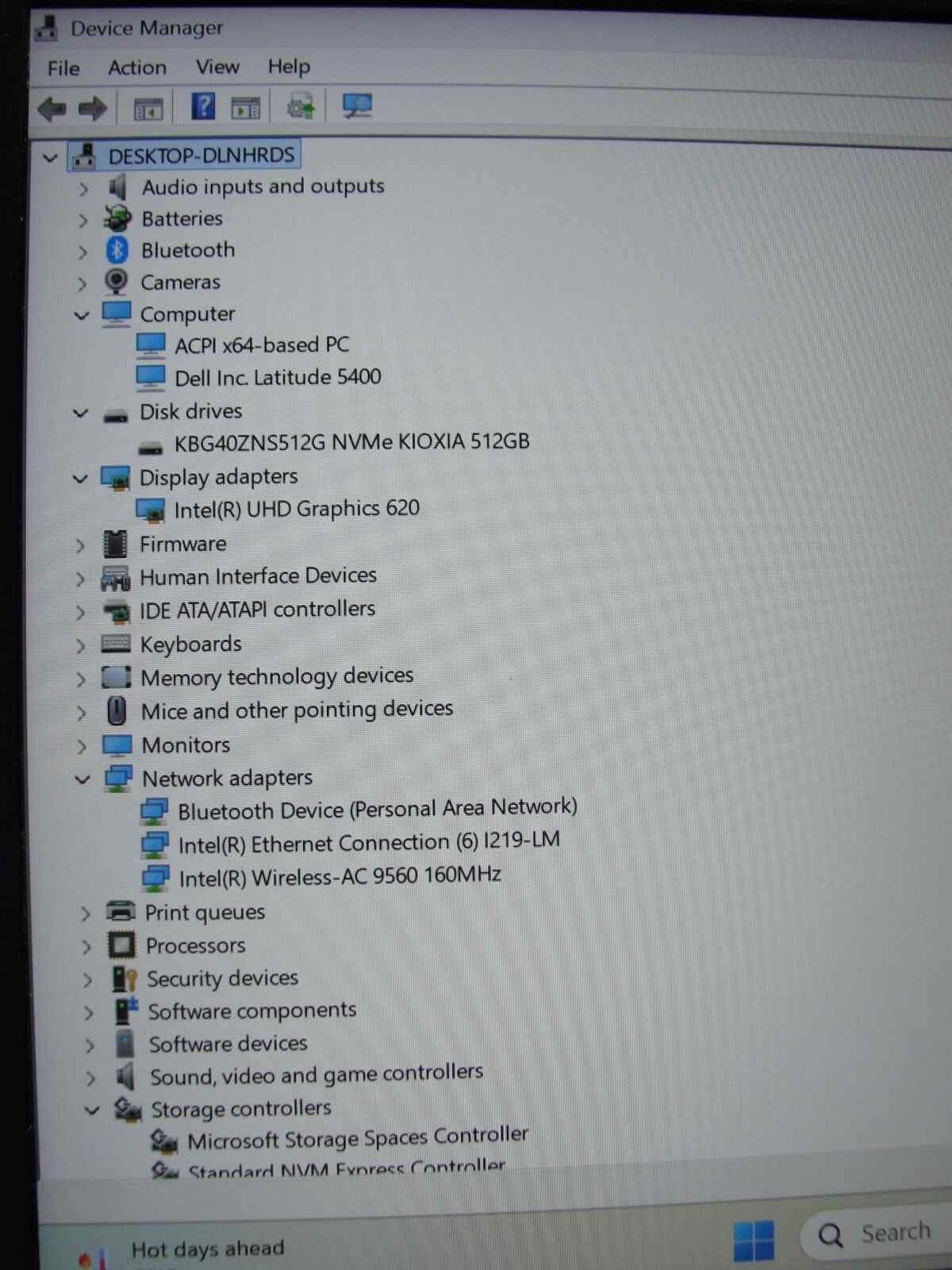 Dell Latitude 5400 14”FHD Intel Core i7-8665U 1.9GHz 16GB 512GB SSD +Charger - Tested Computer Laptop Parts