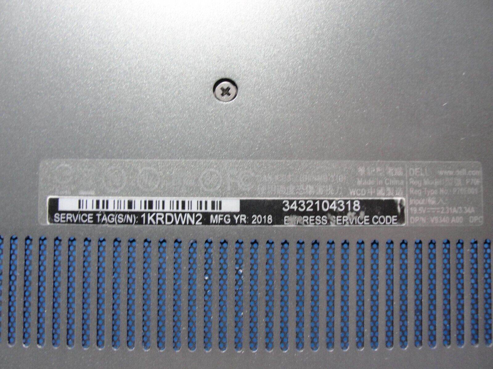 Dell Inspiron 15.6” 15 7573 2-in-1 Bottom Case Base Cover VT5GN 460.0CL06.0022 - Tested Computer Laptop Parts