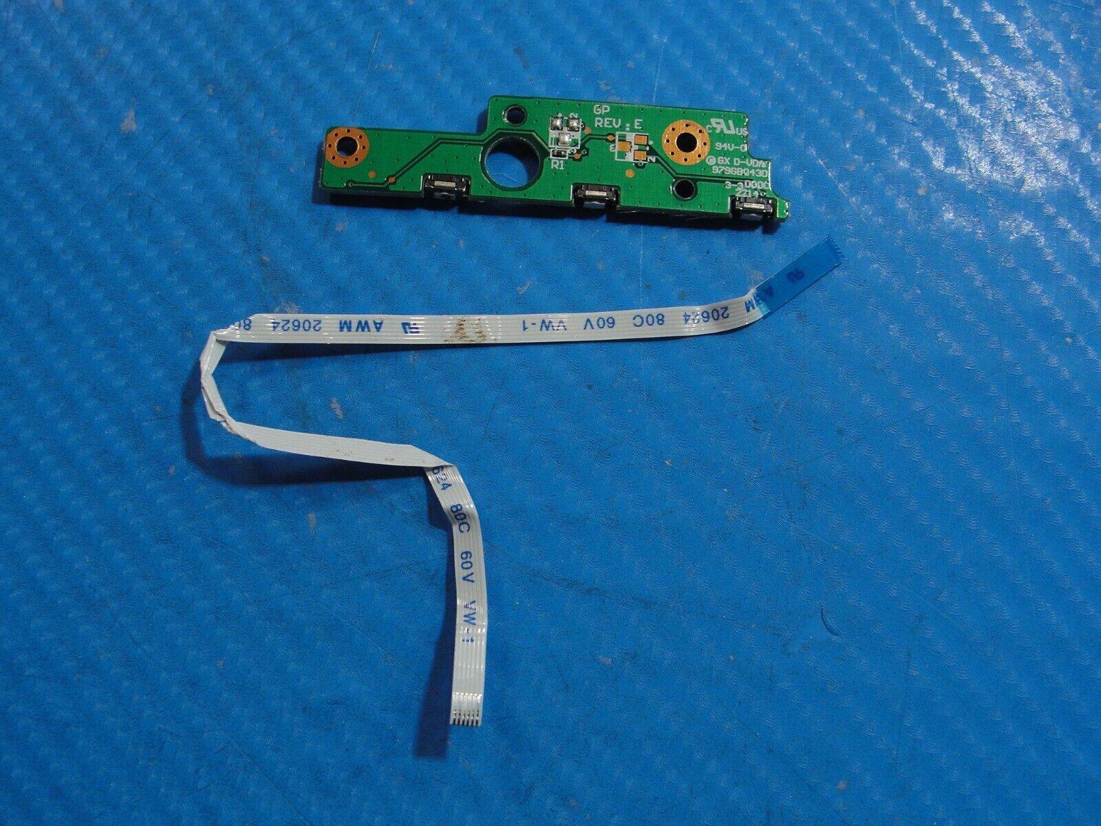 Toshiba Satellite 15.6” Radius P55W-B Genuine Laptop Button Switch Board w/Cable - Tested Computer Laptop Parts