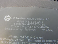 HP Pavilion Wave 600-A014 i3-6100T 3.2GHz 8GB Ram 1TB HDD Win10 Tested PC
