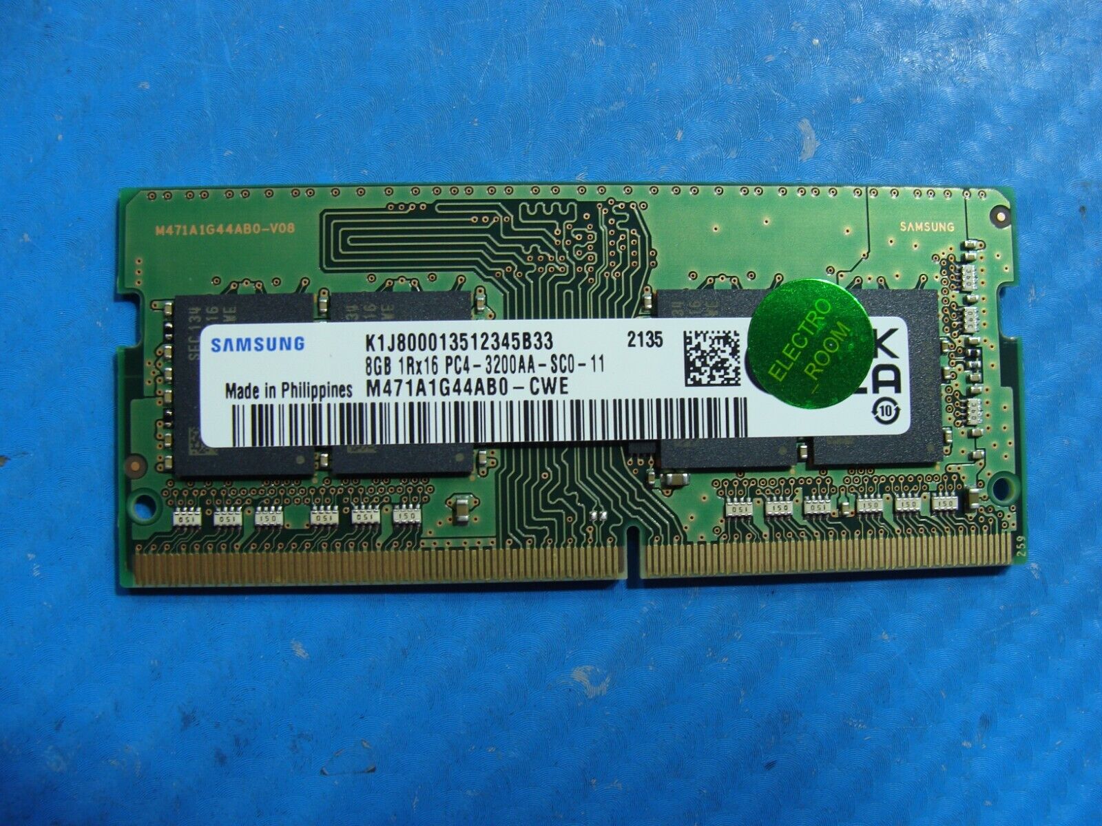Dell 15 3511 Samsung 8GB 1Rx16 PC4-3200AA Memory RAM SO-DIMM M471A1G44AB0-CWE