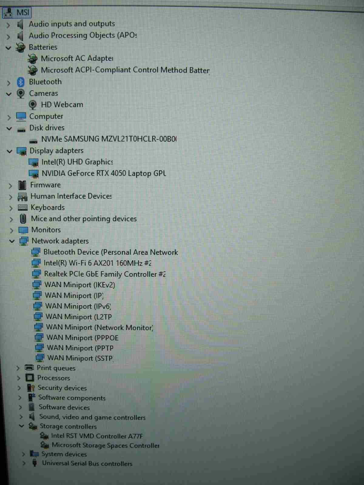 MSI Cyborg 15 A13 15.6'' FHD 144hz i7-13620H 2.4GHz 16GB 512GB RTX4050 Batt 81% - Tested Computer Laptop Parts