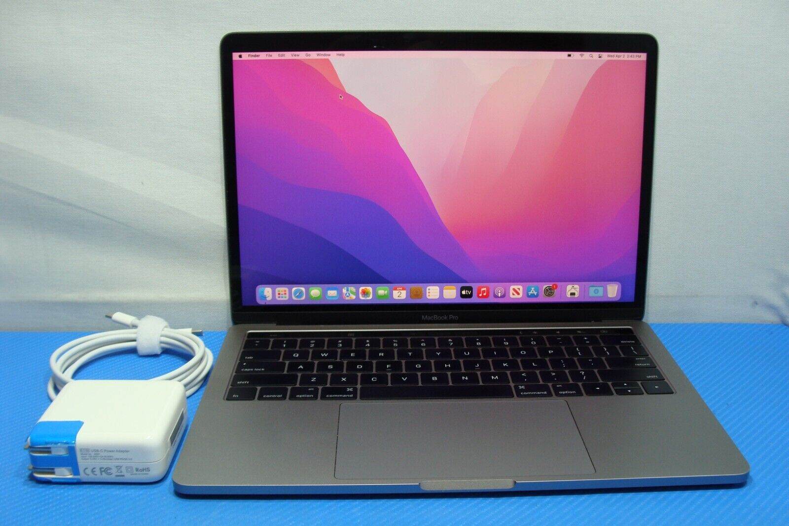 Apple MacBook Pro 13 A1706 LATE 2016 Core i5-6267U 2.9GHz 8GB 512GB Monterey +PA - Tested Computer Laptop Parts