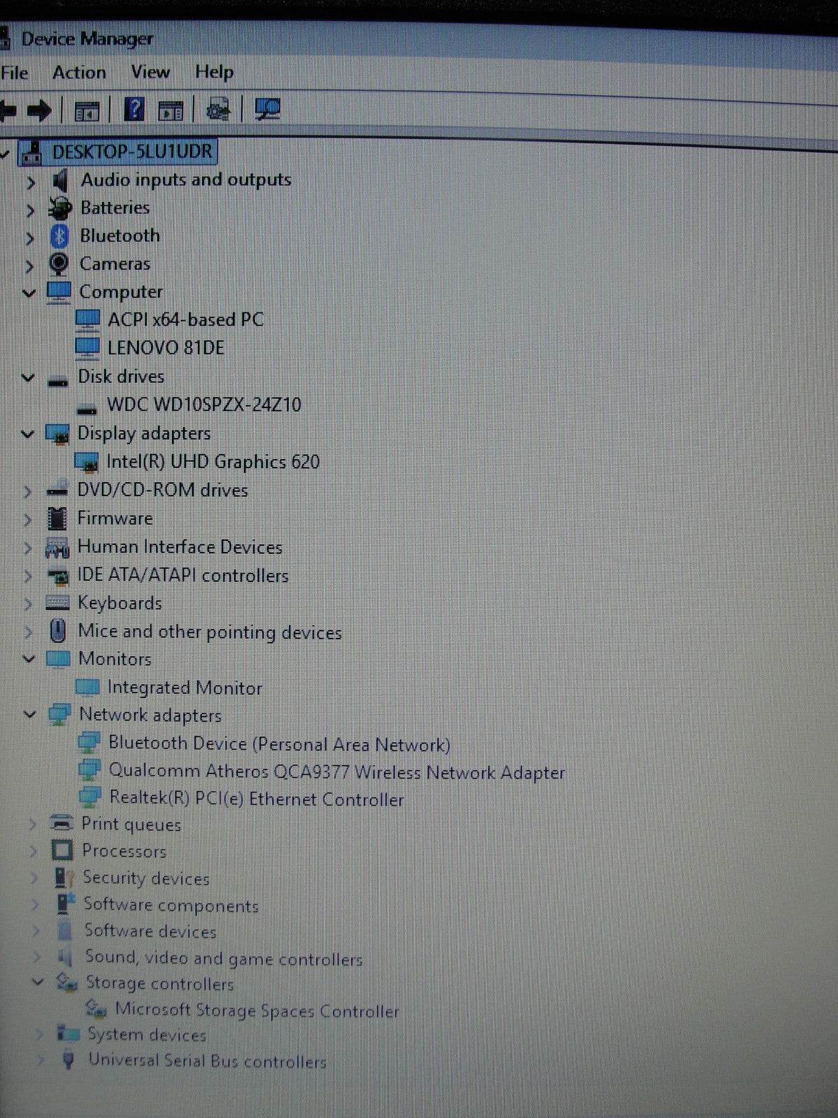 Lenovo IdeaPAd 330-15IKB 15.6” HD Intel Core i3-8130U 2.2GHz 8GB HDD 1TB - Tested Computer Laptop Parts