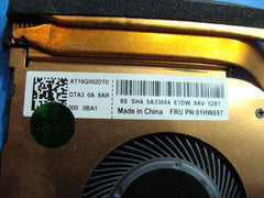 Lenovo ThinkPad T480s 14" Genuine CPU Cooling Fan w/Heatsink 01HW697