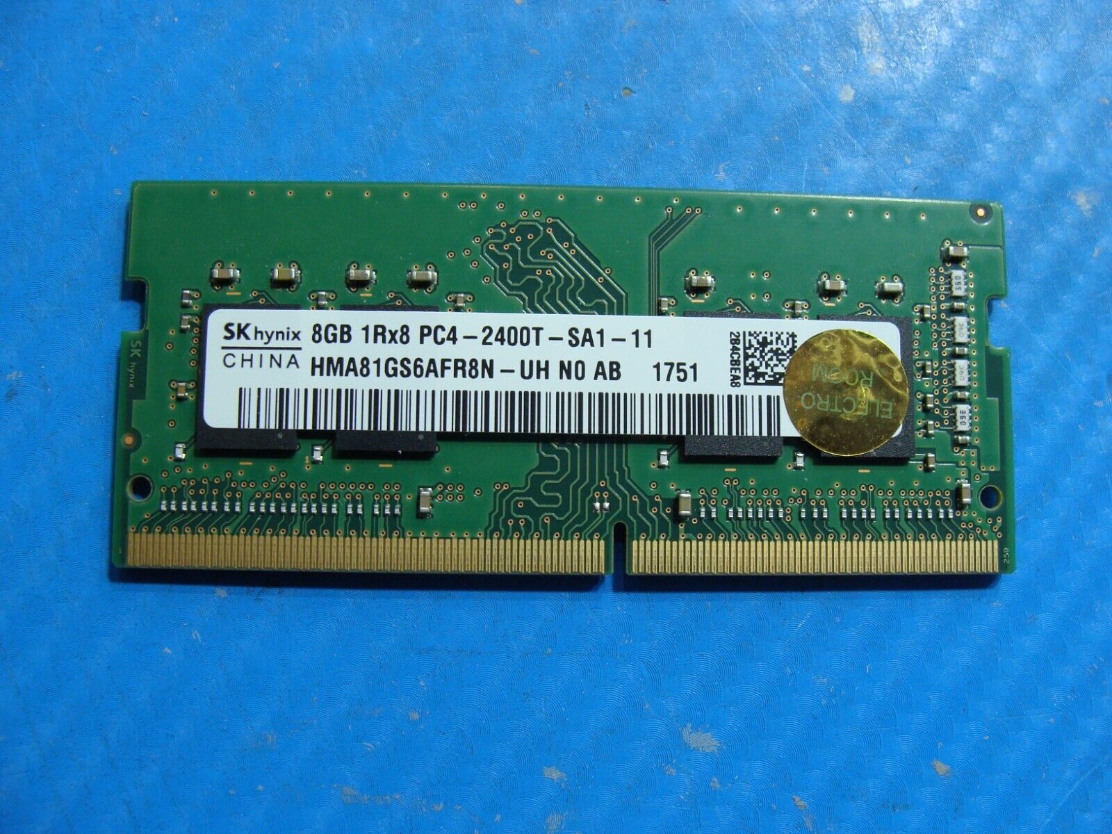 Lenovo 5-1570 SK Hynix 8GB 1Rx8 PC4-2400T Memory RAM SO-DIMM HMA81GS6AFR8N-UH