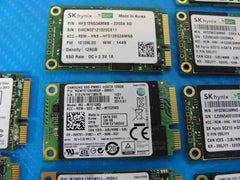 LOT of 38x mSATA Laptop SSD Drive 128/256/512 GB Mix Capacity /Mix Brand - Tested Computer Laptop Parts