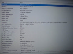 Dell Latitude 5420 14” FHD Intel Core i5-1145G7 2.6GHz 16GB 128GB SSD + Charger - Tested Computer Laptop Parts