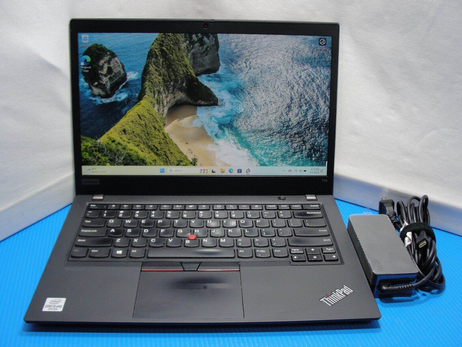 Lenovo ThinkPad T14 Gen 1 14” FHD Intel Core i5-10310U 1.7GHz 16GB SSD 252GB - Tested Computer Laptop Parts