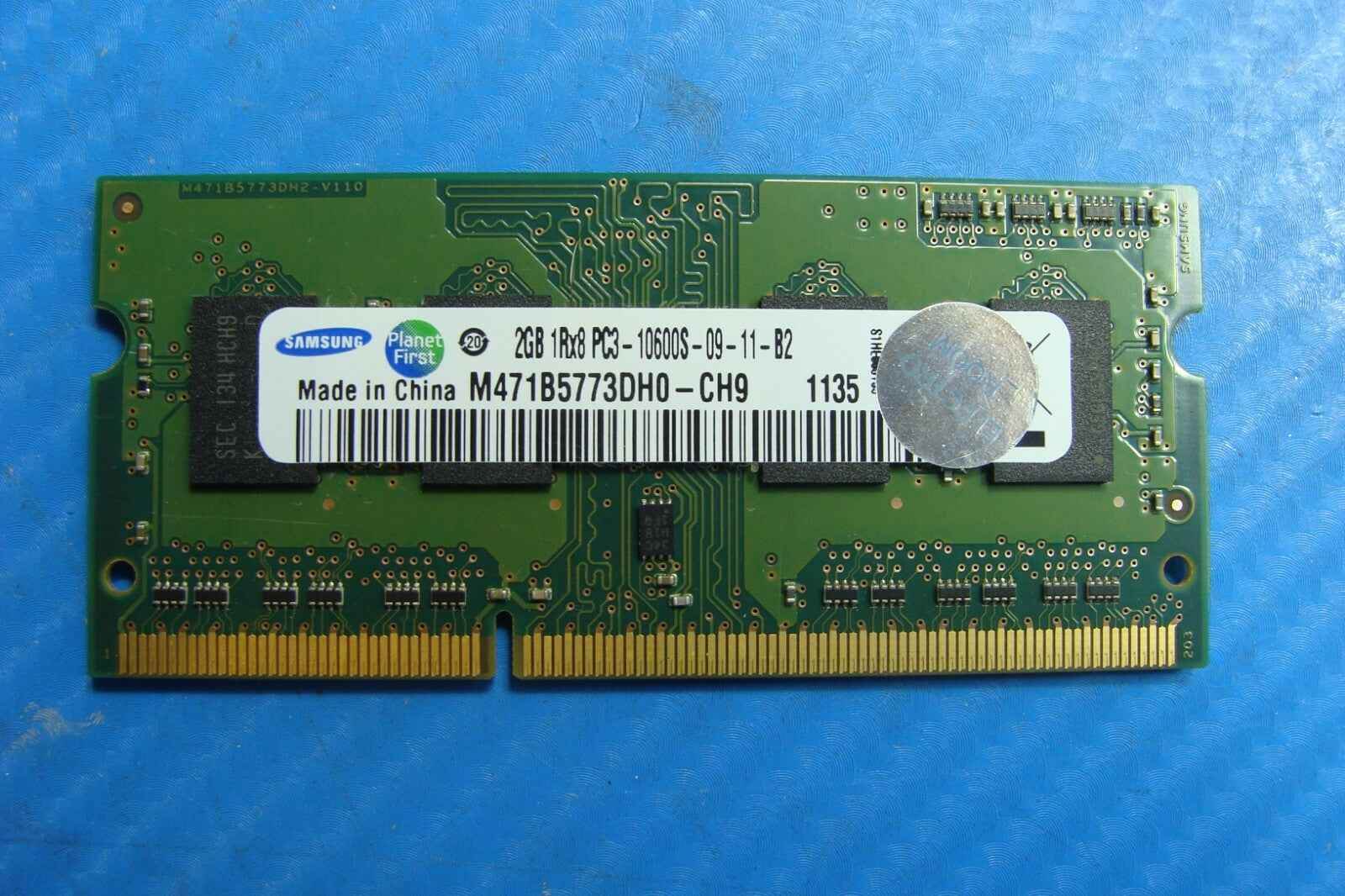 MacBook Pro A1278 Samsung 2Gb Memory Ram So-Dimm pc3-10600s m471b5773dh0-ch9 - Tested Computer Laptop Parts