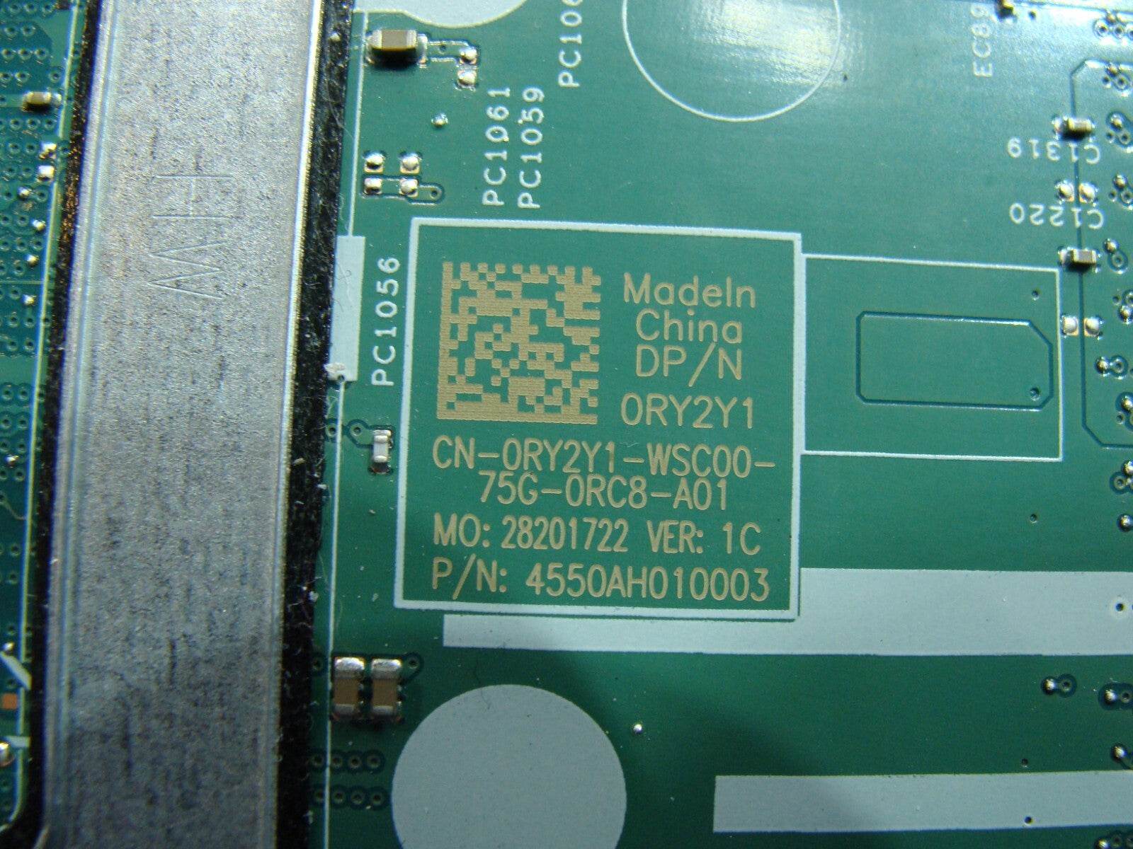 Dell Inspiron 15.6” 15 3567 OEM Intel i3-7100U 2.4GHz Motherboard RY2Y1 91N85 - Tested Computer Laptop Parts