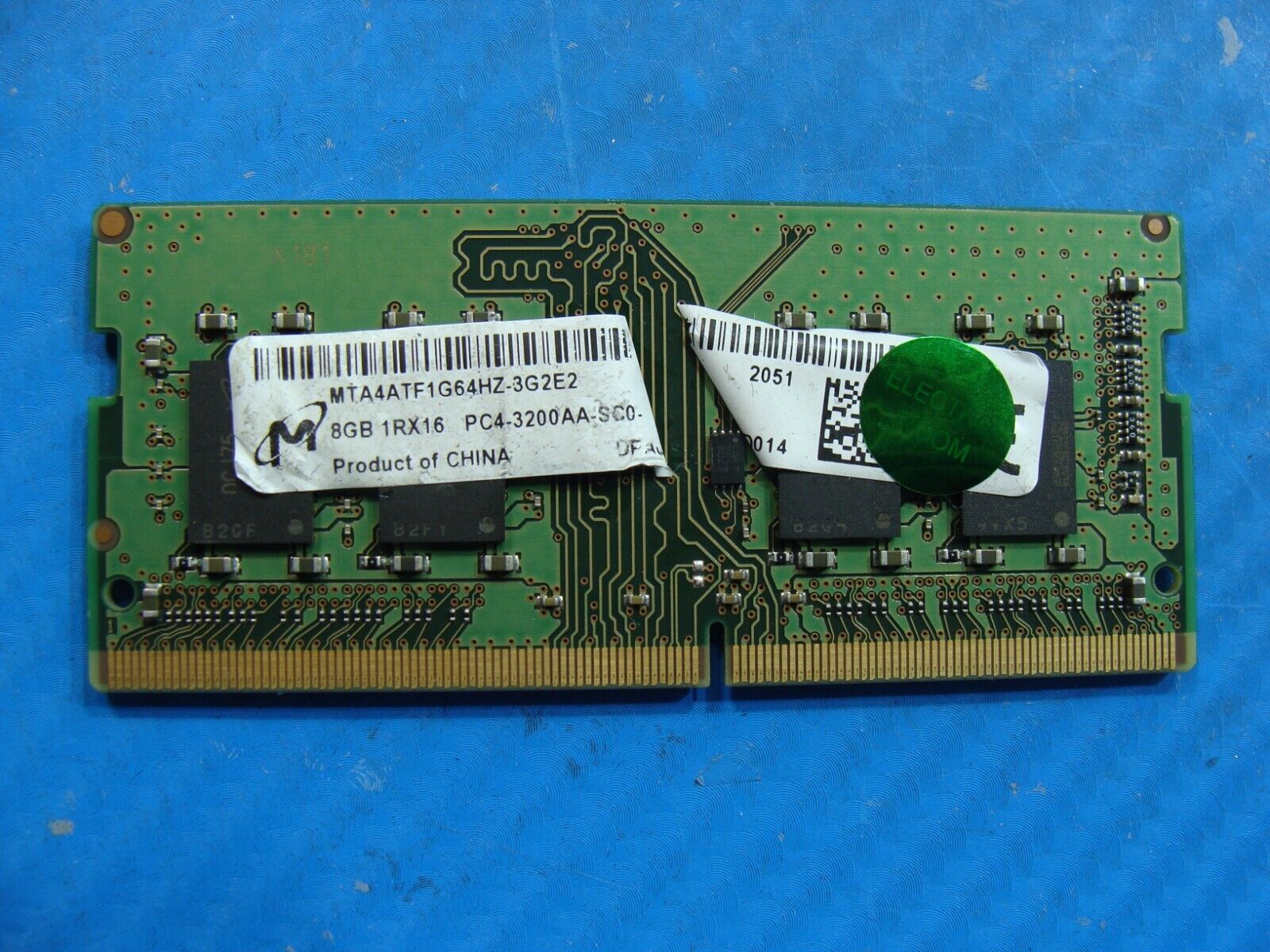 Asus G513QY-212.SG15 Micron 8GB 1Rx16 PC4-3200AA Memory RAM MTA4ATF1G64HZ-3G2E2
