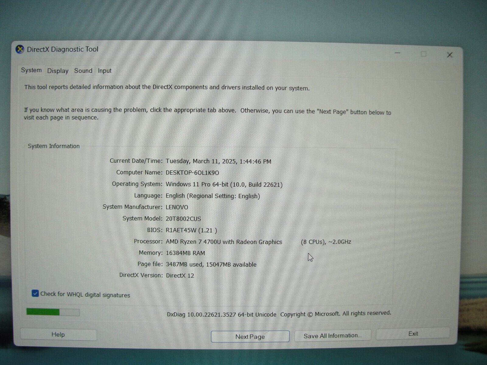 Lenovo ThinkPad E15 Gen 2 15.6” FHD AMD RYZEN 7 4700U 2GHz 16GB 256GB SSD - Tested Computer Laptop Parts