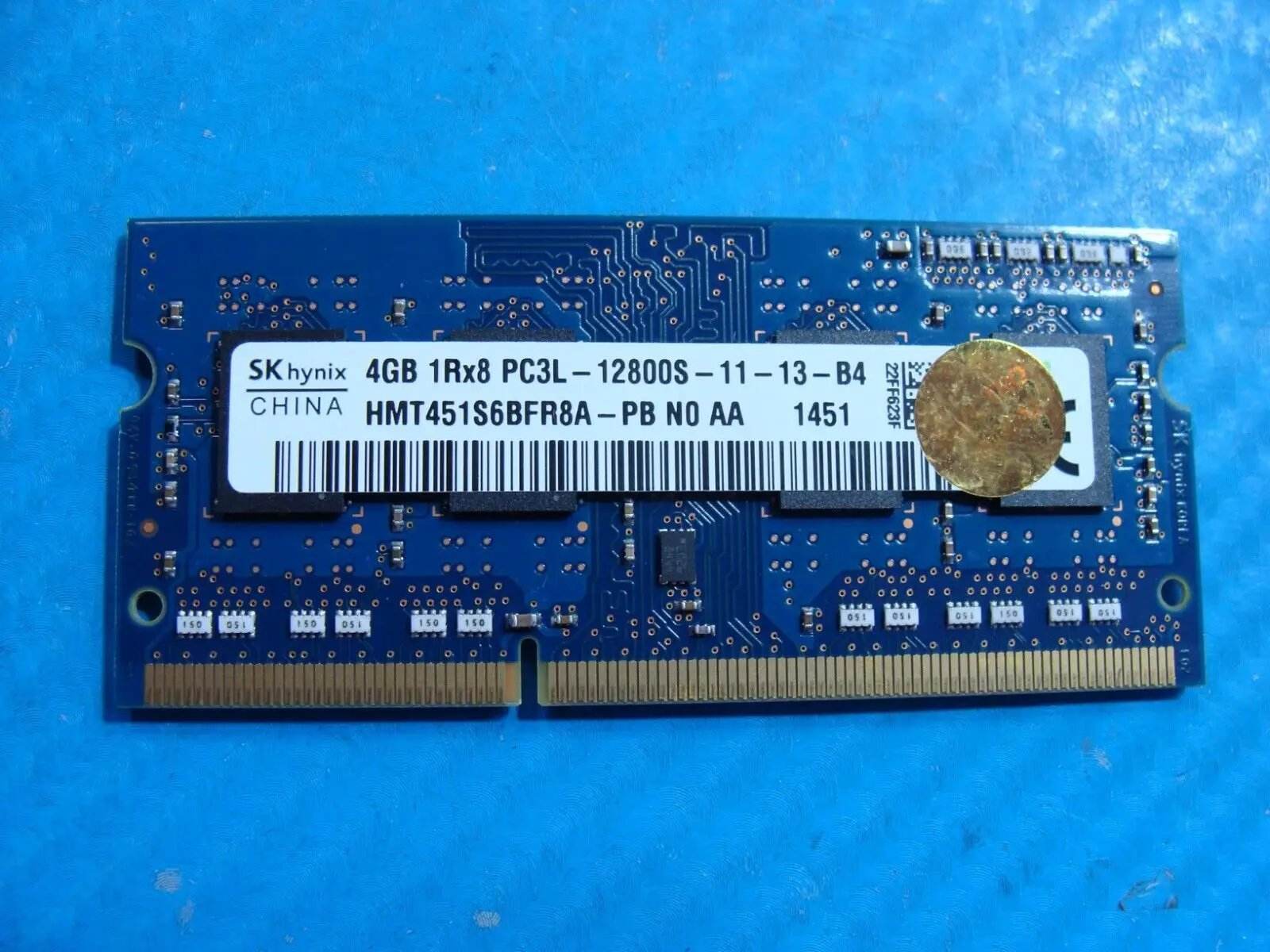 Lenovo T440p SK Hynix 4GB 1Rx8 PC3L-12800S SO-DIMM Memory RAM HMT451S6BFR8A-PB - Tested Computer Laptop Parts