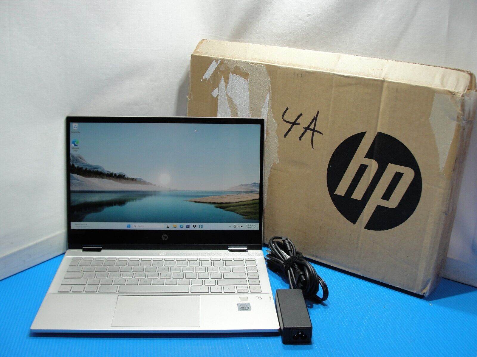 HP Pavilion x360 14m-DW0023DX 14”FHD TOUCH i5-1035G1 1GHz 8GB SSD 256GB - Tested Computer Laptop Parts