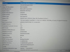 Lenovo ThinkPad E14 Gen 2 14”FHD Core i5-1135G7 2.4GHz 16GB SSD Reset 512GB - Tested Computer Laptop Parts