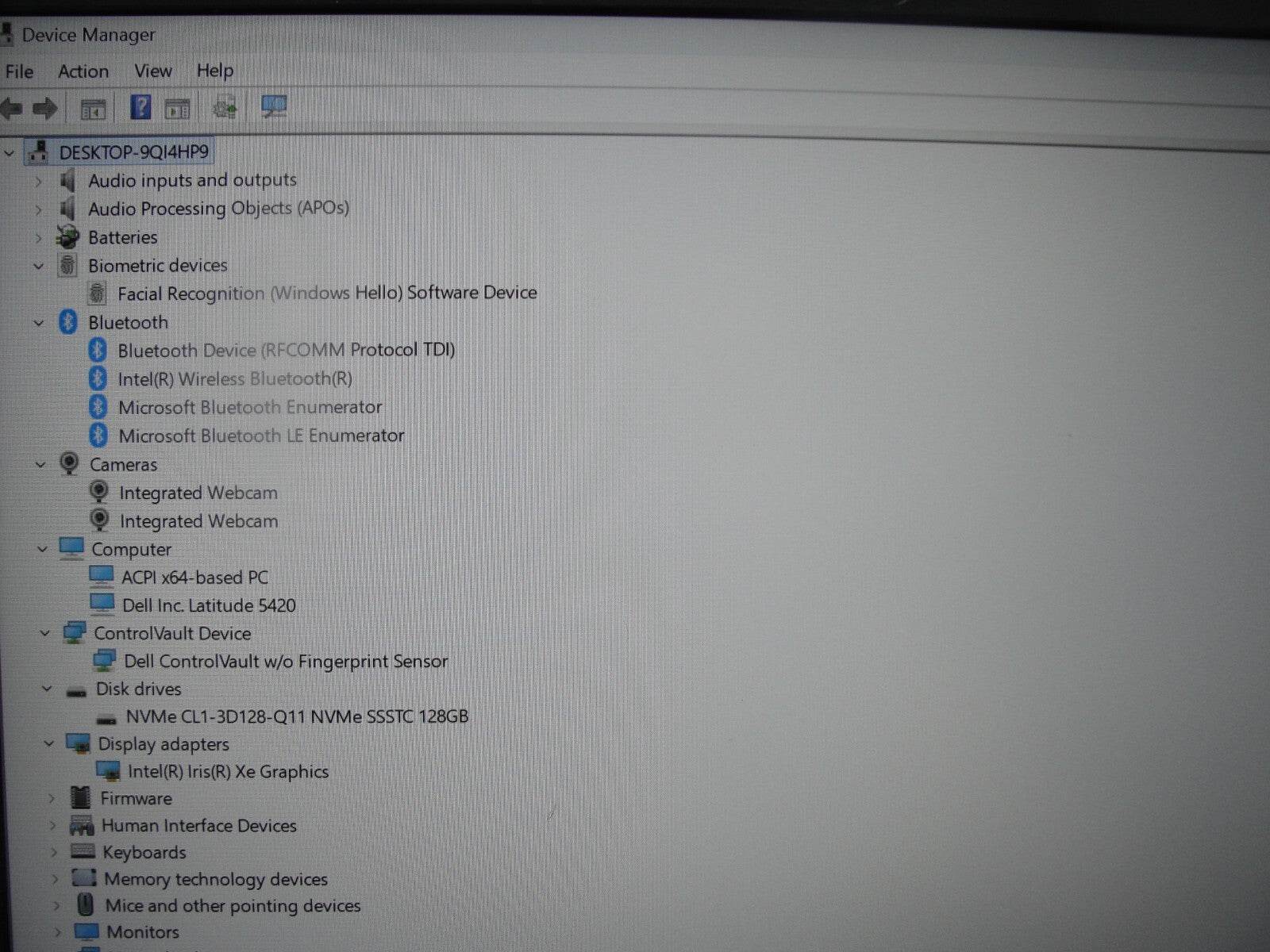Dell Latitude 5420 14” FHD Intel Core i5-1145G7 2.6GHz 16GB 128GB SSD + Charger - Tested Computer Laptop Parts