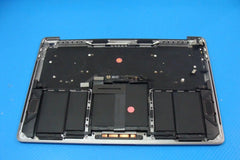 MacBook Pro A1989 13" 2019 MV962LL/A Top Case Palmrest w/Battery Gray 661-10040