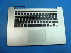 MacBook Pro A1398 15" 2012 MC975LL/A Top Case Palmrest w/Battery Silver 661-6532