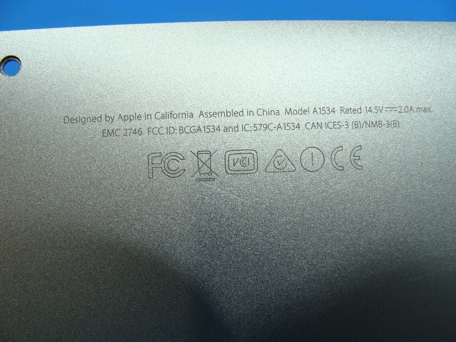 MacBook A1534 2015 MJY32LL/A 12