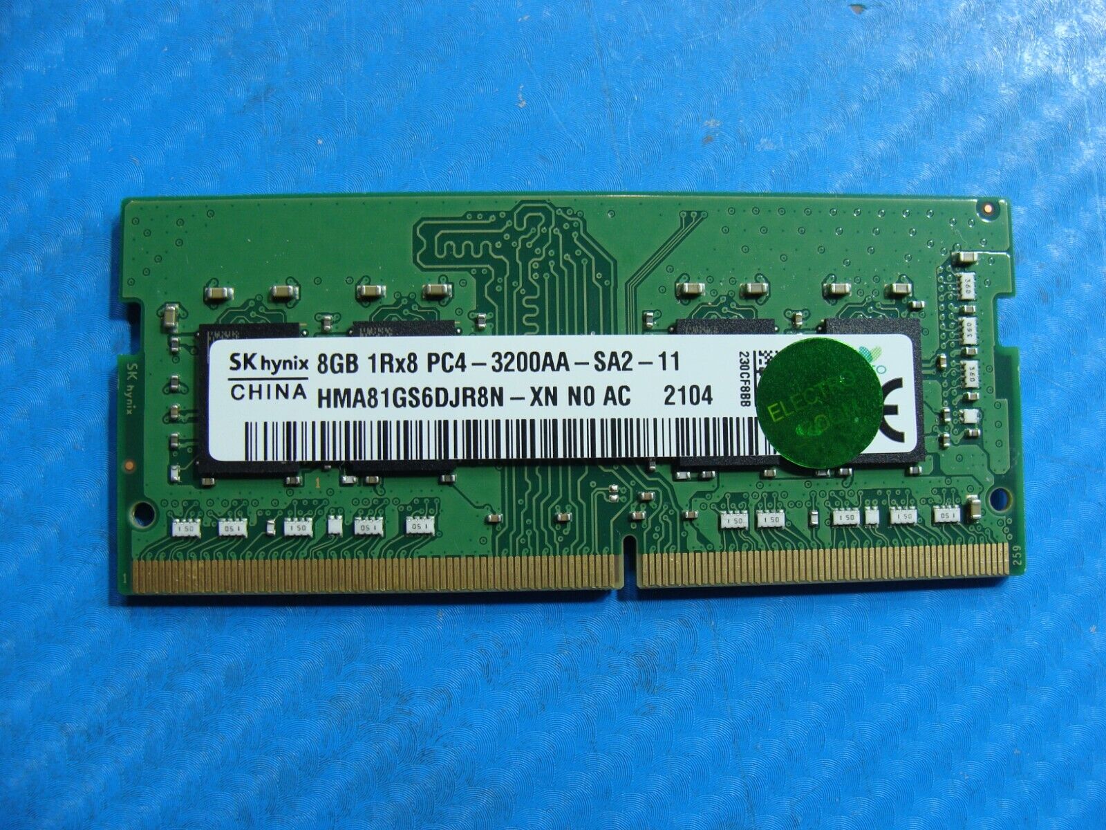 Lenovo E15 Gen 3 SKHynix 8GB 1Rx8 PC4-3200AA Memory RAM SO-DIMM HMA81GS6DJR8N-XN