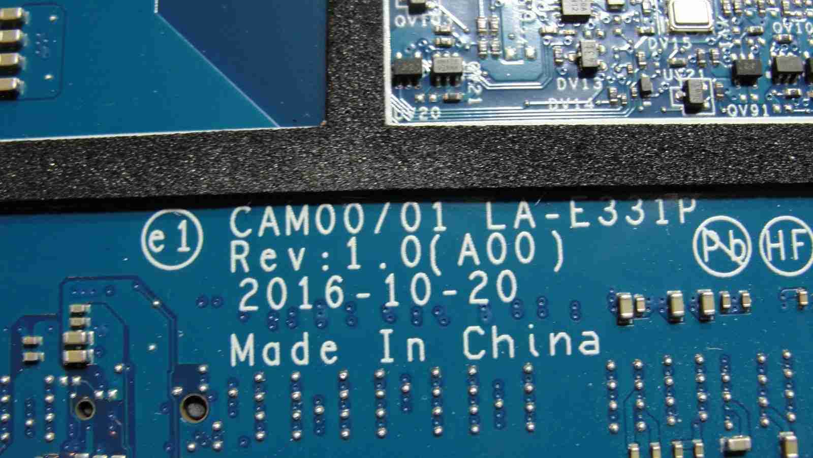 Dell Precision 15.6” 5520 i7-7700HQ 2.8GHz M1200 4GB Motherboard LA-E331P 3YC22 - Tested Computer Laptop Parts