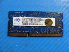 Dell M17X R3 Nanya 2GB 1Rx8 PC3-12800S SoDimm Memory Ram NT2GC64B88G0NS-DI - Tested Computer Laptop Parts