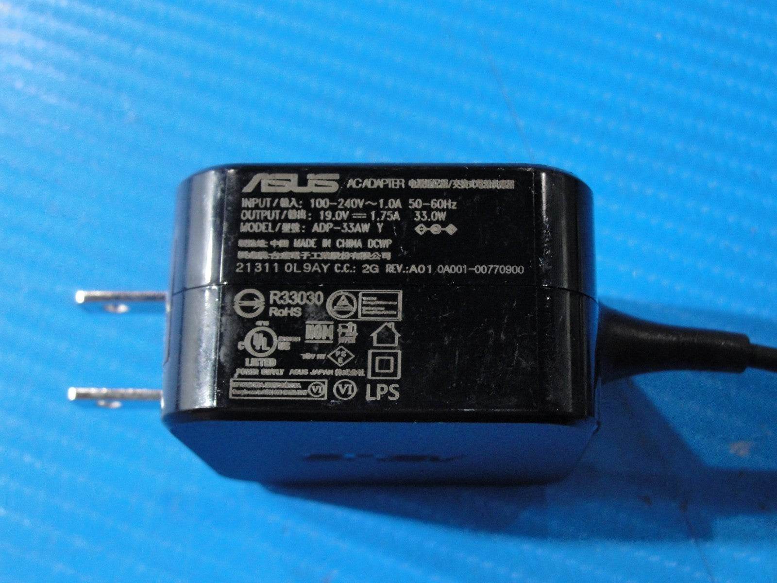 Genuine ASUS 33W AC Adapter – 19V 1.75A – 4.0×1.3mm Black Tip (No Center Pin) - Tested Computer Laptop Parts