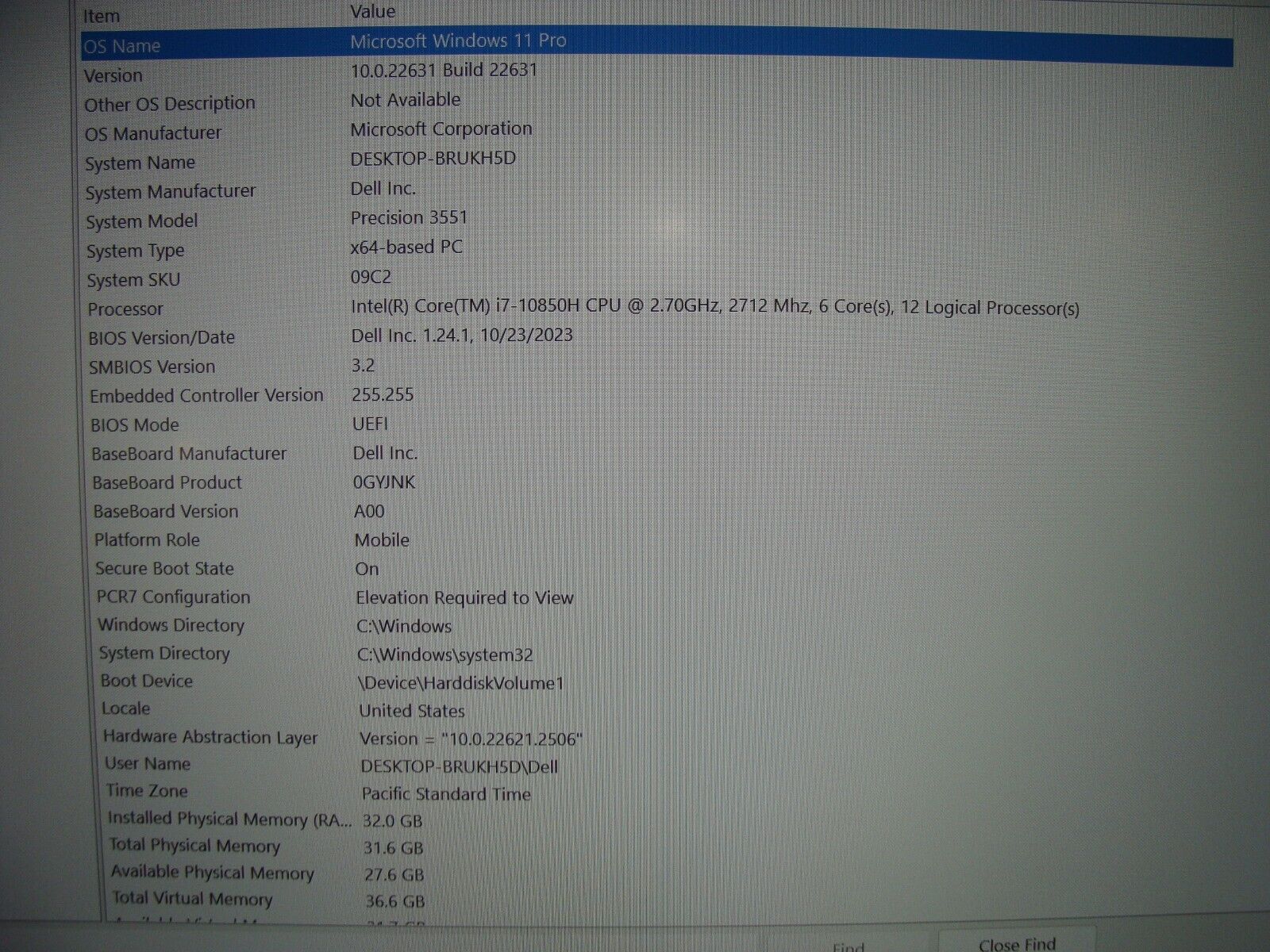 Dell Precision 3551 15.6