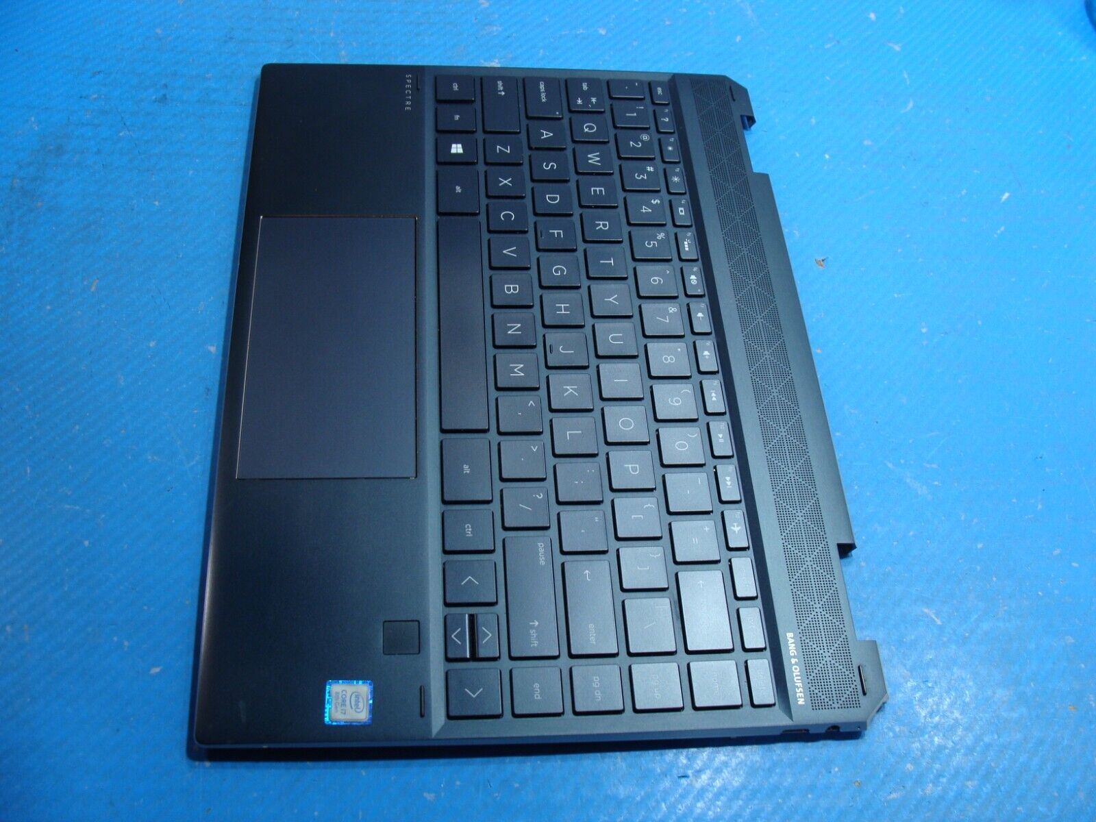 HP Spectre x360 13.3” 13-ap0023dx Palmrest w/BL Keyboard TouchPad L37683-001 