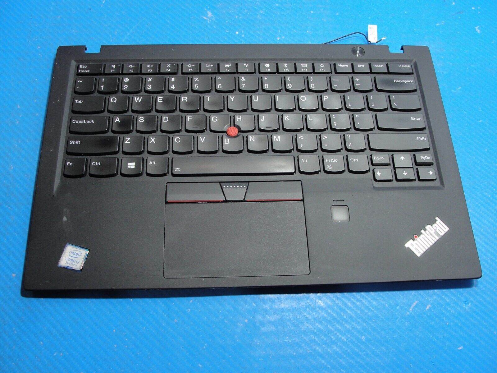 Lenovo ThinkPad 14 X1 Carbon 5th Gen Palmrest w/TouchPad BL Keyboard AM12S000500 - Tested Computer Laptop Parts
