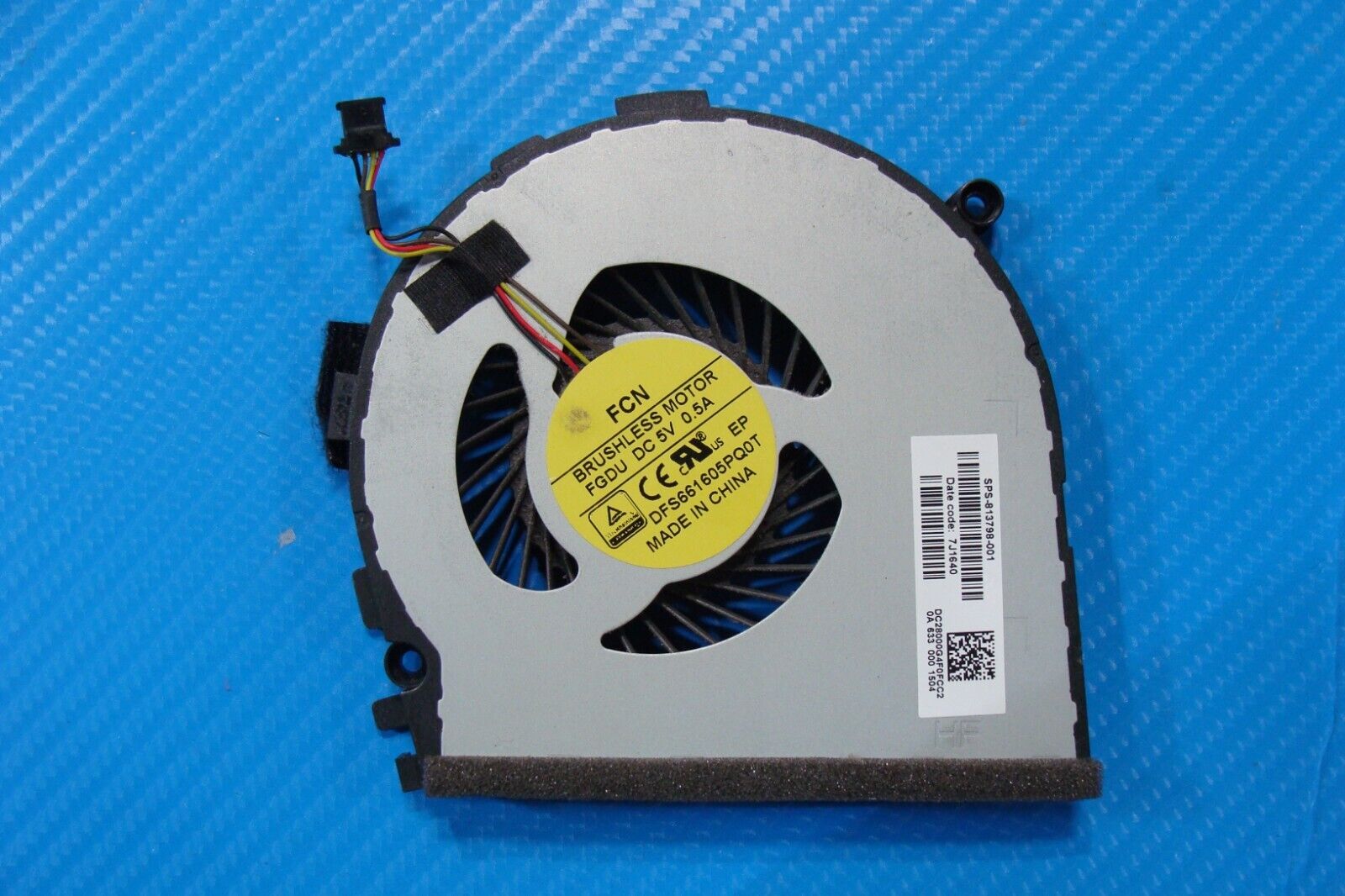 HP Envy 17.3” m7-u109dx Genuine Laptop CPU Cooling Fan 813798-001 DC28000G4F0