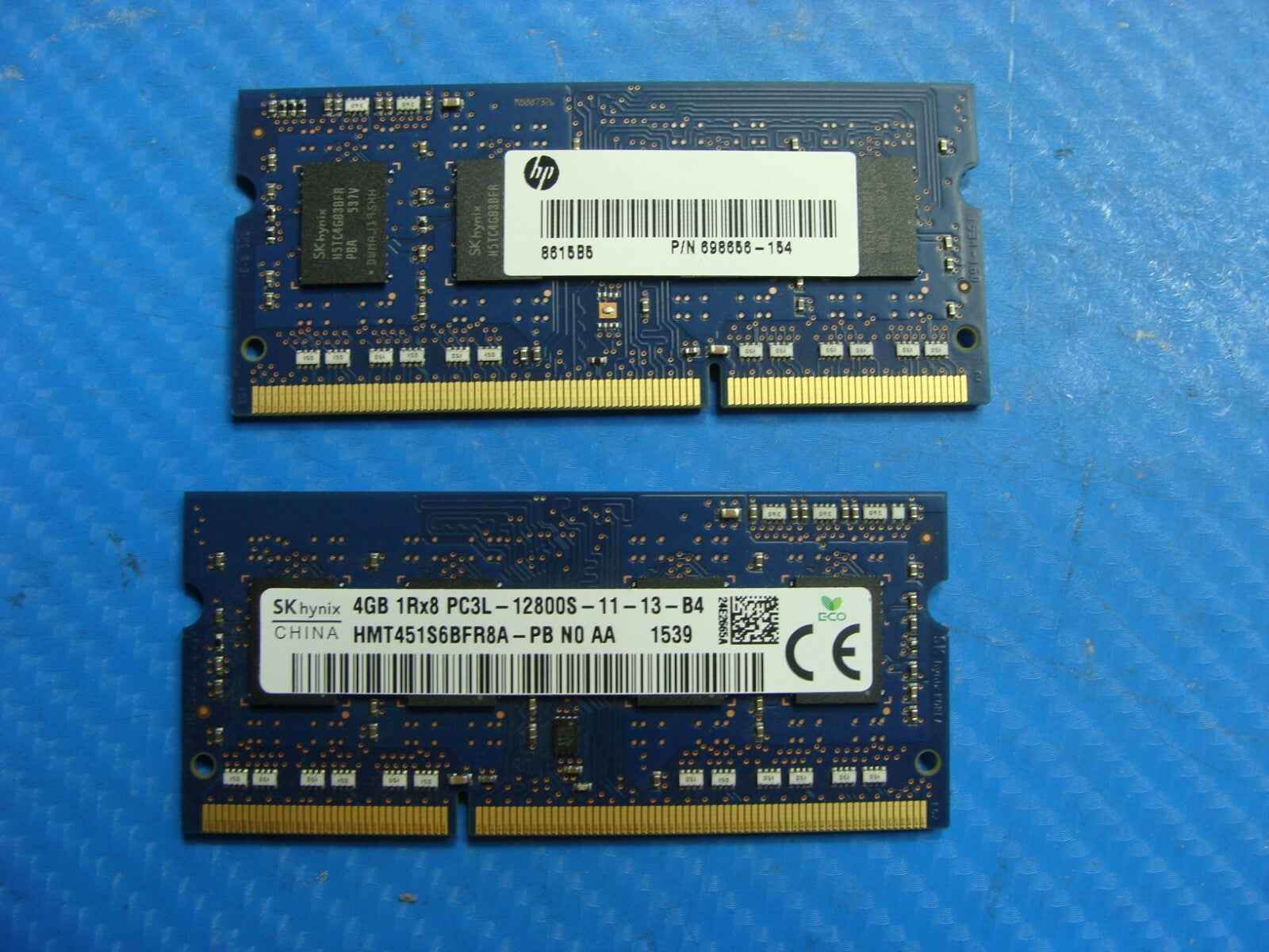 HP 800 G1 SK Hynix 8GB (2x4GB) Memory RAM SO-DIMM PC3L-12800S HMT451S6BFR8A-PB - Tested Computer Laptop Parts
