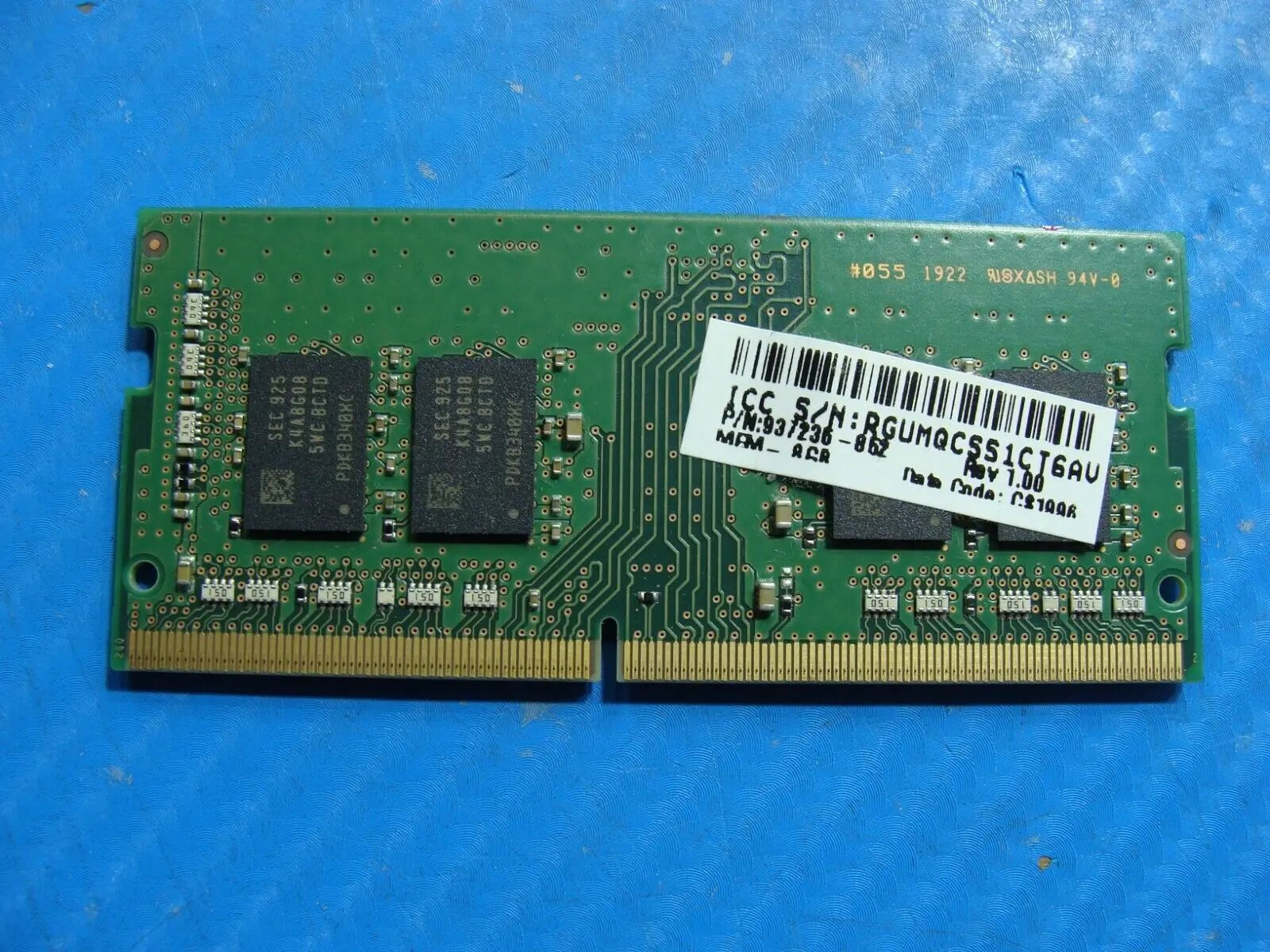 HP 840 G6 Samsung 8GB 1Rx8 PC4-2666V Memory RAM SO-DIMM M471A1K43CB1-CTD