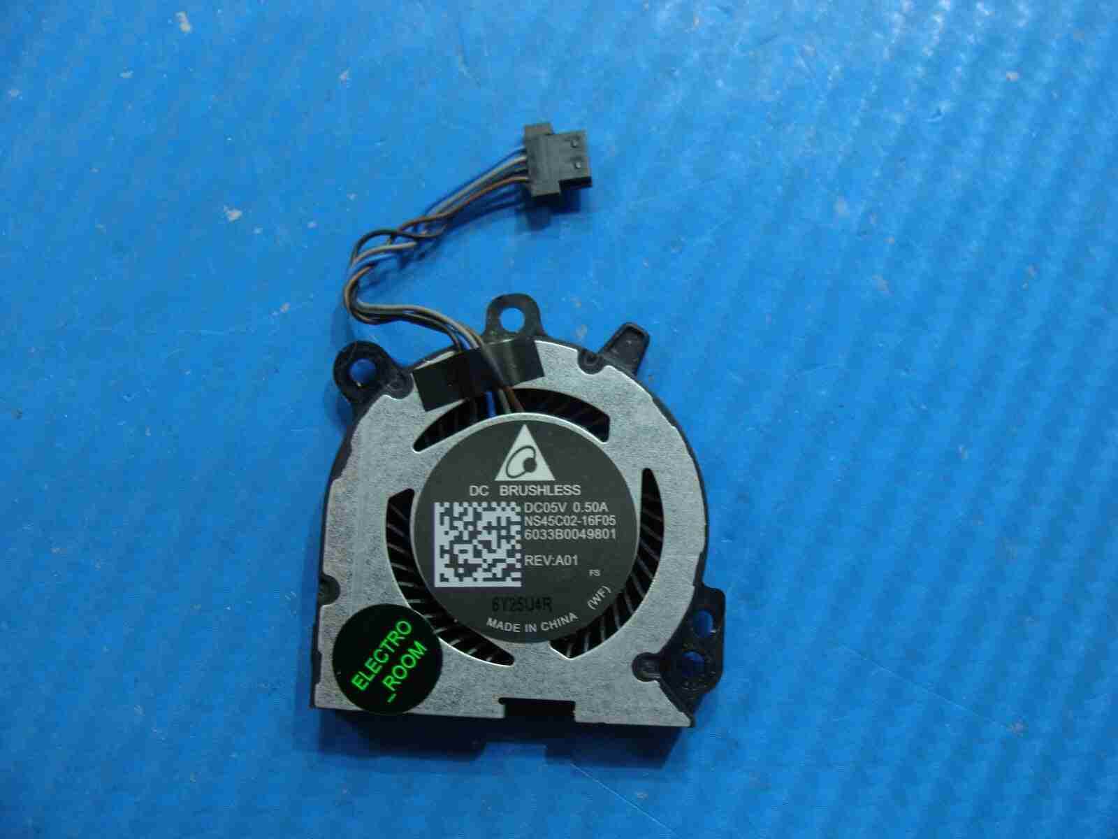 HP Envy 13.3” 13-ab067cl Genuine Laptop CPU Cooling Fan 6033B0049801 6Y25U4R - Tested Computer Laptop Parts