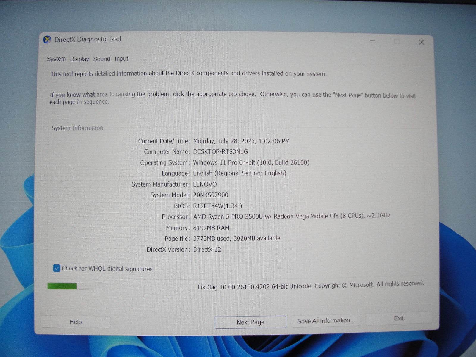 Lenovo ThinkPad T495 14”FHD TOUCH AMD Ryzen 5Pro 3500U 2.1GHz 8GB SSD Reset256GB - Tested Computer Laptop Parts