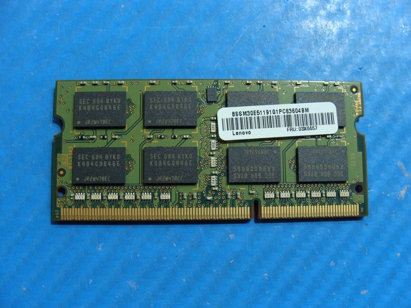 Lenovo T460 Samsung 8GB PC3L-12800S Memory RAM SO-DIMM M471B1G73EB0-YK0 - Tested Computer Laptop Parts