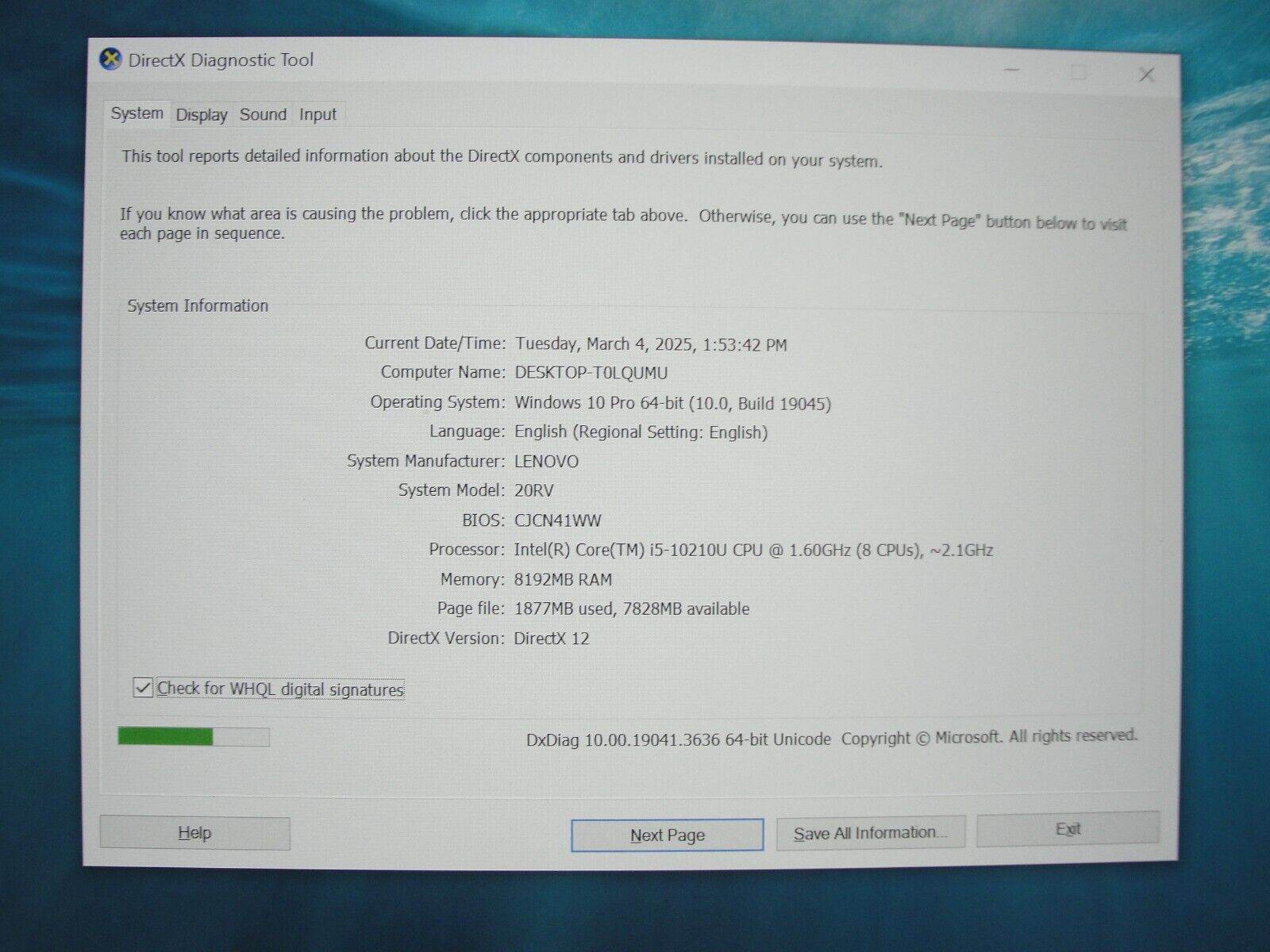 Lenovo ThinkBook 14-IML 14” FHD Intel Core i5-10210U 1.6GHz 8GB SSD Reset 256GB - Tested Computer Laptop Parts