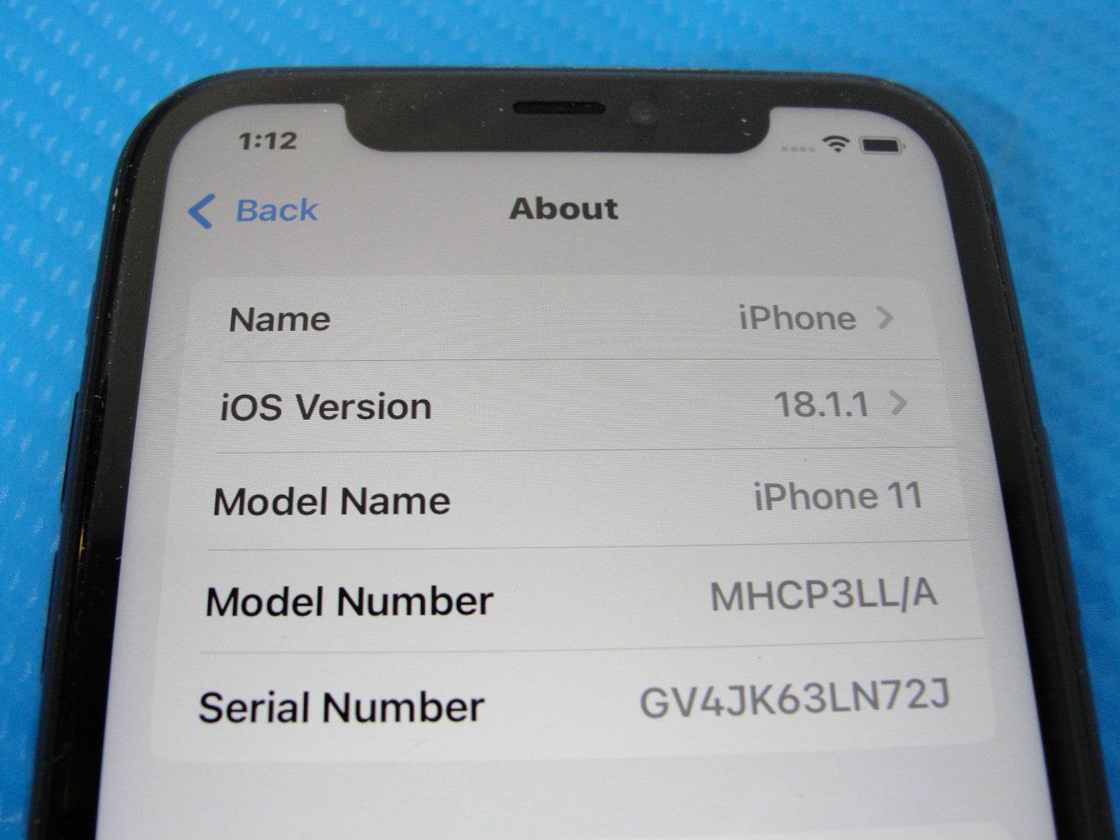 Apple iPhone 11 A2111 Spectrum 64GB Black /Dual SIM -eSIM /Good/Good Battery - Tested Computer Laptop Parts