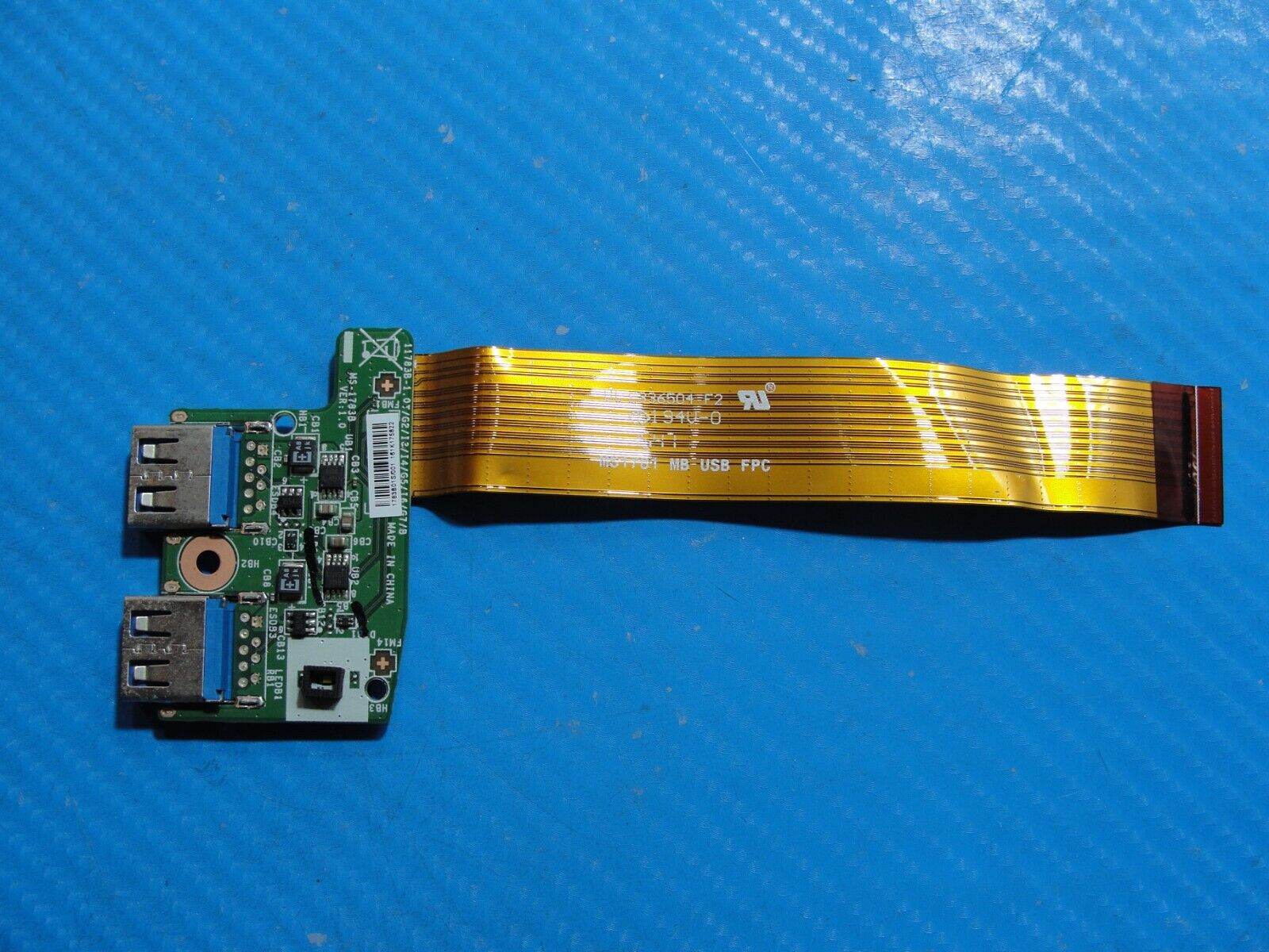 MSI Dominator Pro 17.3” GT72S 6QF Genuine Laptop USB Port Board w/Cable MS-1783B - Tested Computer Laptop Parts