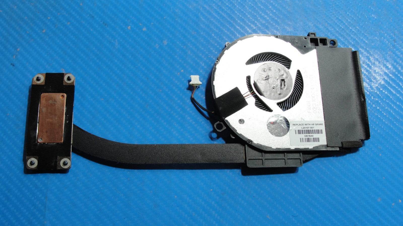 HP Envy x360 15m-cn0011dx CPU Cooling Fan w/Heatsink L20107-001 4600ED010001 - Tested Computer Laptop Parts