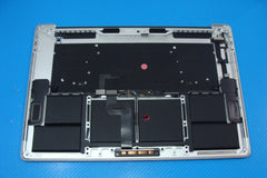 MacBook Pro A1990 15" 2018 MR962LL Top Case Palmrest w/Battery Silver 661-10347