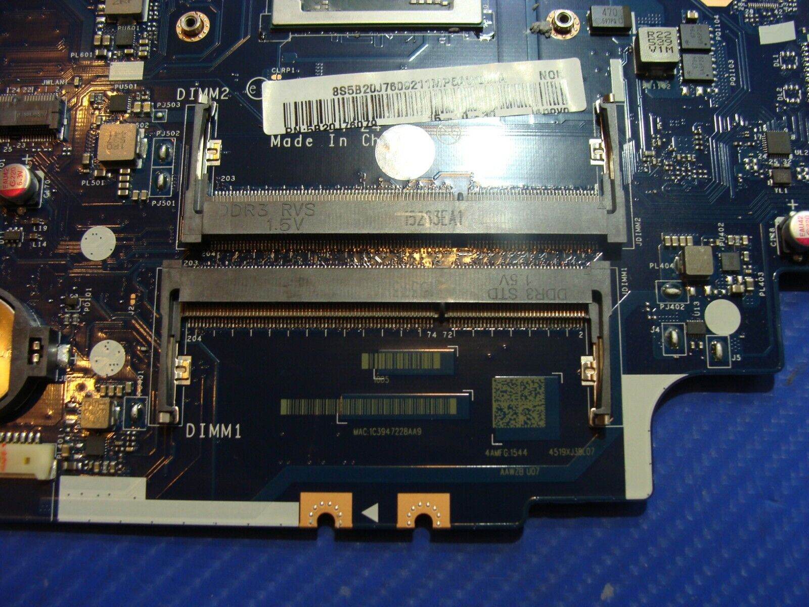 Lenovo IdeaPad 500-15ACZ 15.6 AMD A10-8700P 1.80GHz Motherboard 5B20J76092 AS IS - Tested Computer Laptop Parts